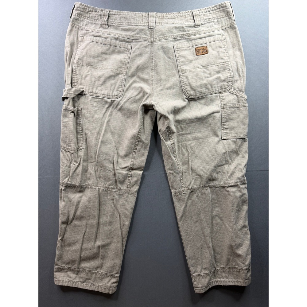 Gravel Gear Carpenter Pants Mens Tan Relaxed Fit‎ Cotton Canvas 40x28